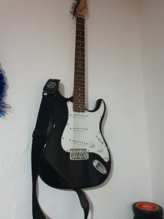 Guitarra Eléctrica Negra