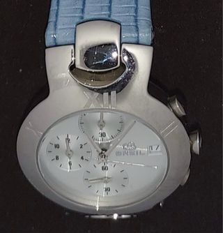 Reloj Breil Cronógrafo Azul y Plateado