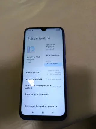 Xiaomi Redmi Note 8 Azul