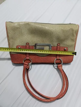 Bolso Guess Vintage Pitón Beige/Rosa