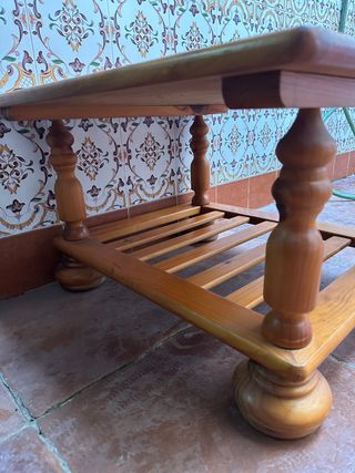 Mesa de centro madera maciza