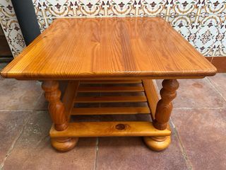 Mesa de centro madera maciza