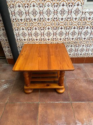 Mesa de centro madera maciza