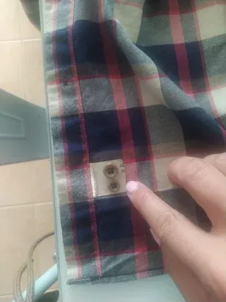 Camisa cuadros Massimo Dutti Talla L