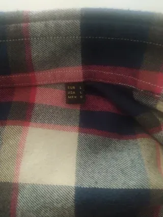 Camisa cuadros Massimo Dutti Talla L