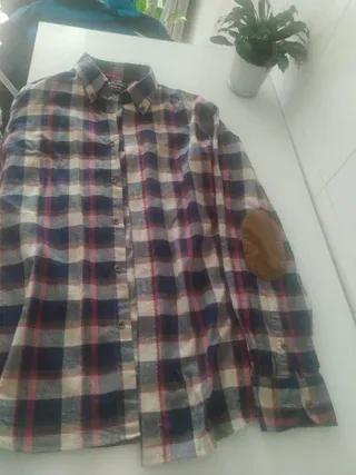 Camisa cuadros Massimo Dutti Talla L