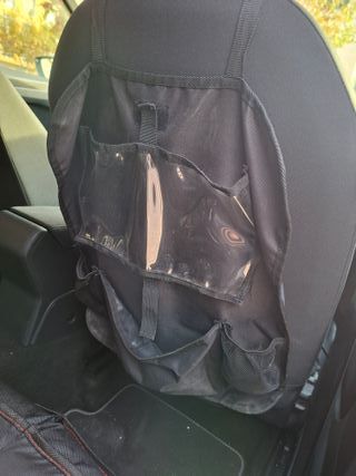 Alzador coche, funda y portaobjetos