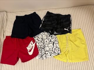 Lote 5 bañadores Nike y Puma