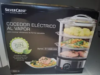 Cocedor Eléctrico SilverCrest Vapor 800W