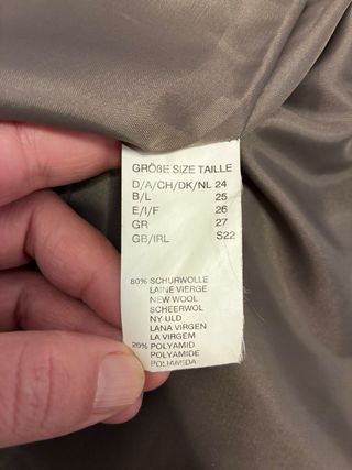 Cappotto Beige/Marrone