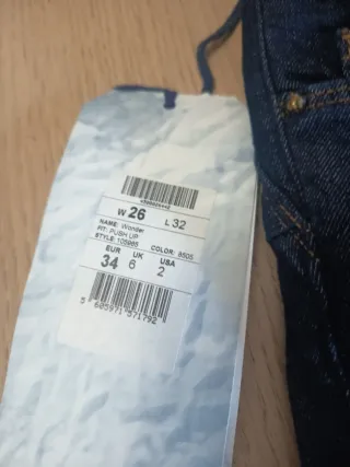 Vaqueros Salsa Push Up Talla 34