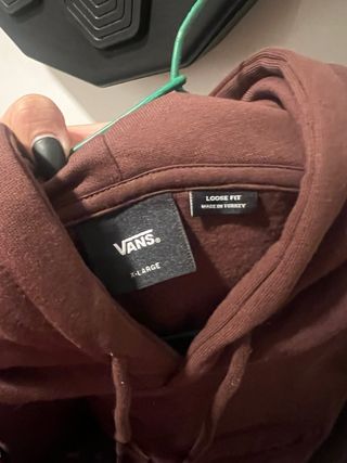 Sudadera Vans Talla XL Marrón