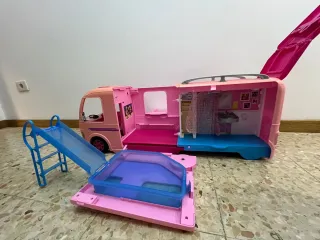 Caravana Barbie Rosa