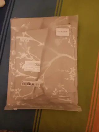 Funda Nórdica Beige/Blanca 220x240 cm