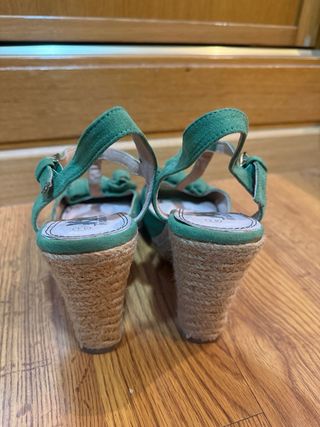Sandalias verdes verano T.41