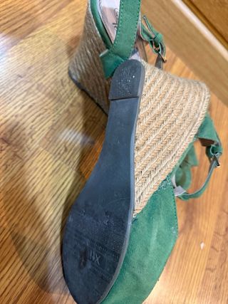 Sandalias verdes verano T.41