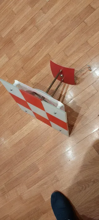 Lámpara de techo cristal y metal