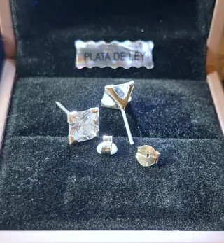 Pendientes de Plata de Ley