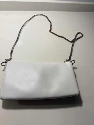Bolso Blanco Brownie Cadena
