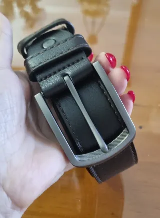 Cinturón de cuero genuino para hombre