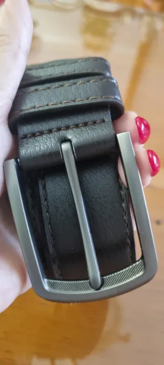 Cinturón de cuero genuino para hombre