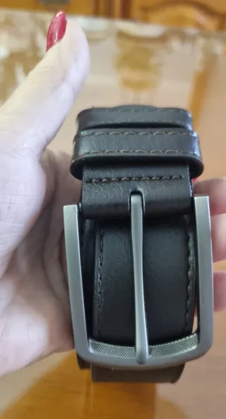 Cinturón de cuero genuino para hombre