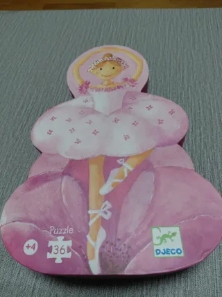 Puzzle Djeco Bailarina Flor 36 Piezas +4 años