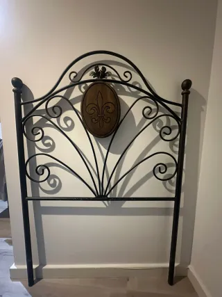 Cabecero de hierro forjado 90 cm