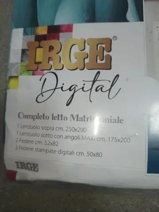 Completo letto matrimoniale IRGE Digital