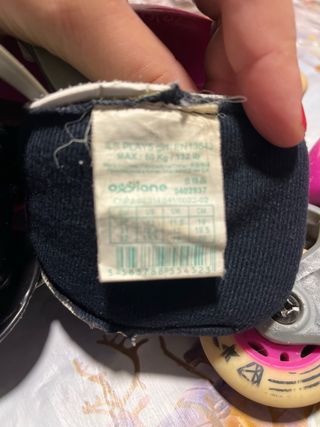 Patines en línea Oxelo rosas niña talla 30-31-32