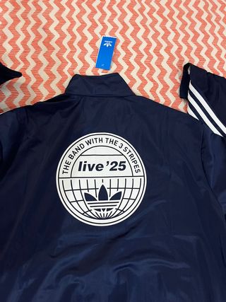 Chaqueta Adidas Azul Talla xl grande 65cm ancho