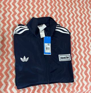 Chaqueta Adidas Azul Talla xl grande 65cm ancho
