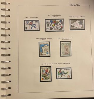 Álbum Sellos España 1976-1985