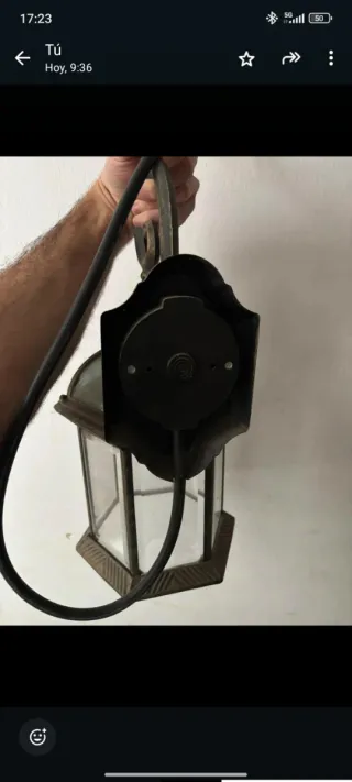 Farol de pared exterior