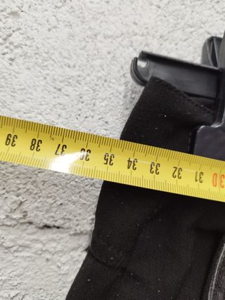 Pantalón Desigual ancho negro/gris