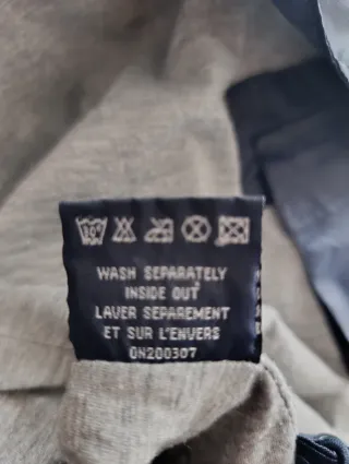 Chubasquero azul forrado