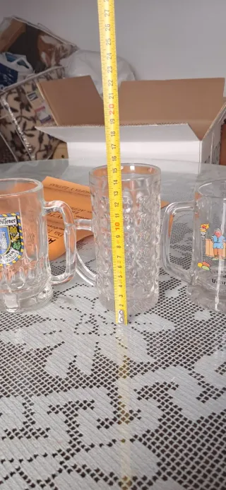 Jarras de Cerveza de Cristal