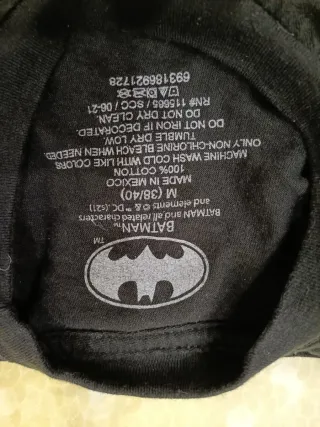 Maglietta Uomo Batman Logo Neon Verde