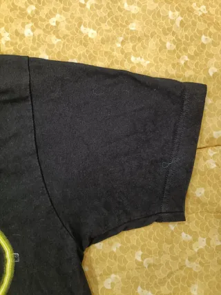 Maglietta Uomo Batman Logo Neon Verde