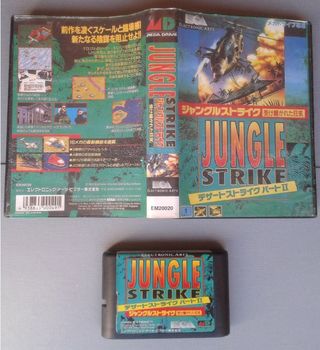 SEGA MEGA DRIVE JUNGLE STRIKE JAPAN EDITION