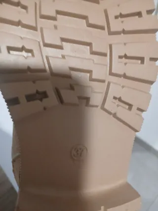 Botas Beige Mujer Talla 37 Sin Estrenar