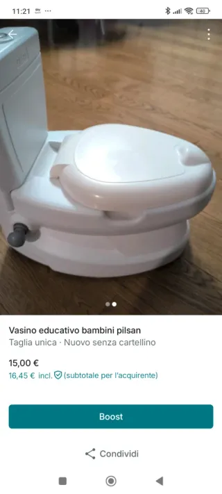 Vasino educativo Pilsan con luci e suoni