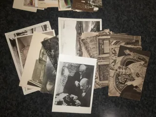 Lotto più di 100 Cartoline +Santini Religiosi