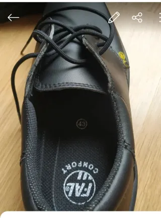 Zapatos de trabajo a estrenar FAL CONFOR T43,