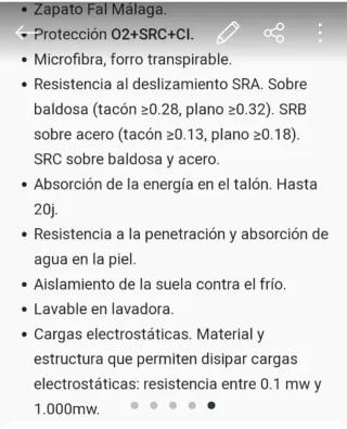 Zapatos de trabajo a estrenar FAL CONFOR T43,