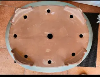 Maceta Bonsái Cerámica 58cm gris verdosa