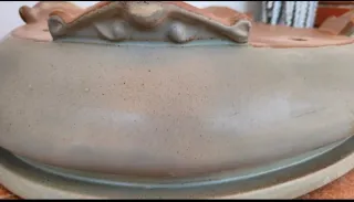 Maceta Bonsái Cerámica 58cm gris verdosa