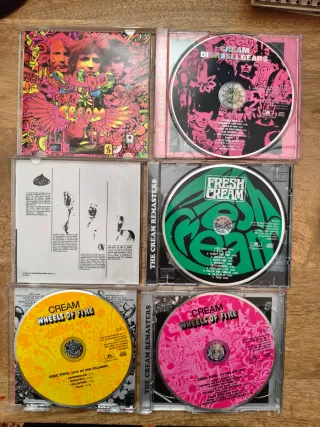 Lote 9 CDs: Rodriguez, Cream, Nick Drake