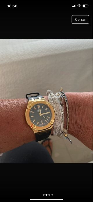 Reloj Jaguar Dorado y Negro