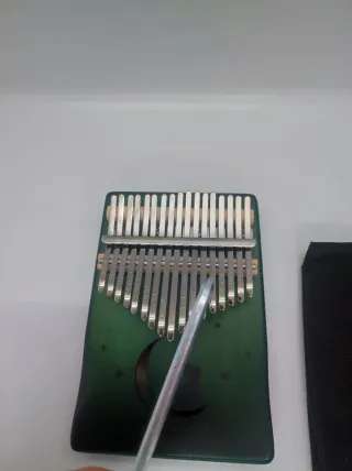 Kalimba 17 Tasti Verde Gatto Luna
